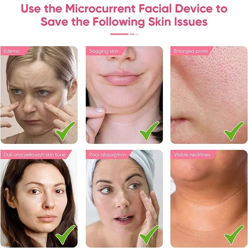 LumaSkin™ V-Face Sculpting Roller – Microcurrent Facial Lifting & Toning Device